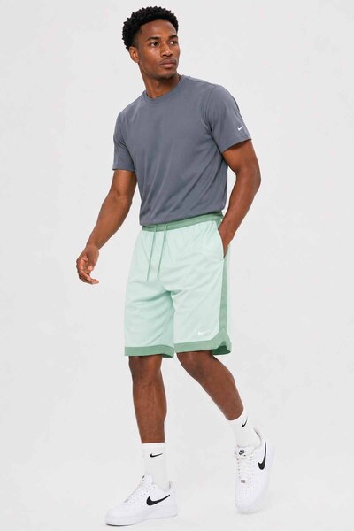 Nike Men's Basketball Shorts Mint Green - Lightweight, Breathable, Training a...