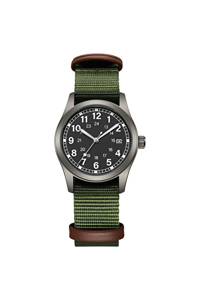 choice2 Black Green 2026 TPW Women's Field Watch 34mm Case Easy Read Fabric S...