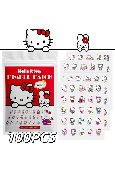 Choice 100PCS 100PCS Hello Kitty cartoon acne stickers, covering pimples and ...