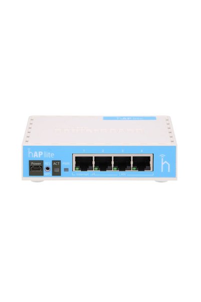 MIKROTIK hAP lite |   Router WiFi |   RB941-2nD, 2.4GHz, 4x RJ45 100Mb/s
