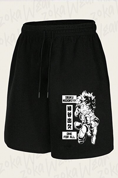 ZOKAWEAR Unisex My Hero Academia Izuku Midoriya με σορτς με στάμπα σχεδίου