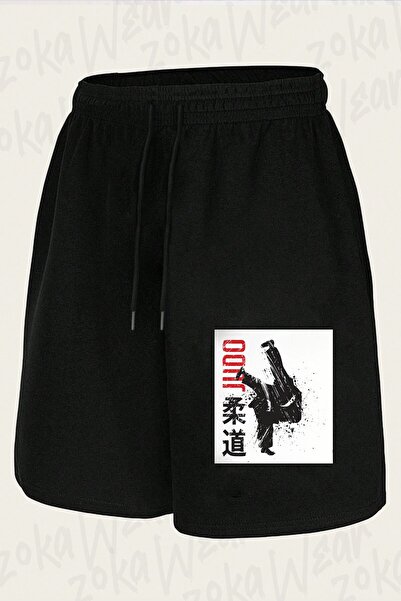 ZOKAWEAR Unisex Judo v2 Σορτς με στάμπα σχεδίου