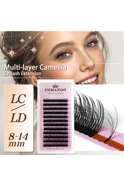 Choice LC Mix 8-14mm 0.07mm CoMango L+C/D Multi-layer 3D Camellia Eyelashes E...