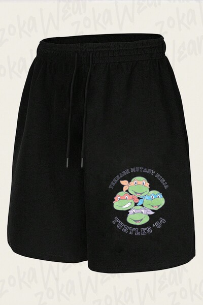 ZOKAWEAR Unisex Teenage Mutant Ninja Turtle V8 Design Printed Shorts