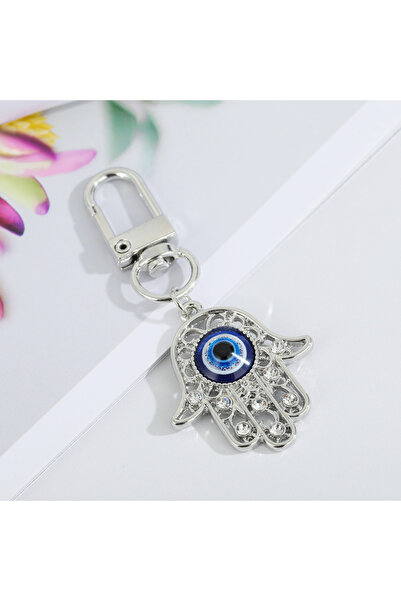 Choice1 KC22Y0008-7 1Pcs Evil Eye Keychain Key Ring For Women Friend Lovers C...