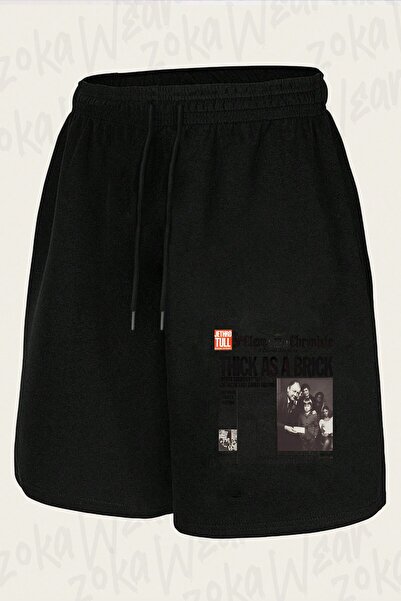 ZOKAWEAR Unisex Jethro Tull Thick as a Brick Design Printed Shorts