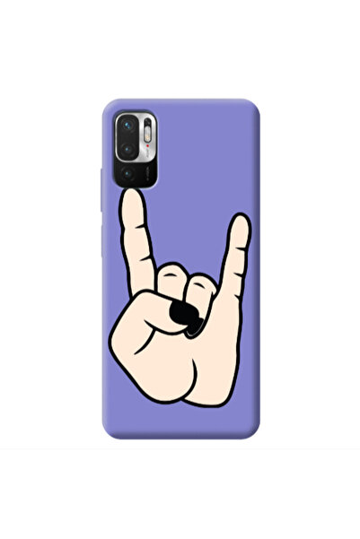Other Xiaomi Redmi Note 10 Pro 5G Rock Purple Colored Silicone TPU Θήκη