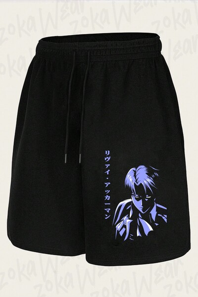 ZOKAWEAR Unisex σορτς με στάμπα με σχέδιο χαρακτήρων Anime Mangaa