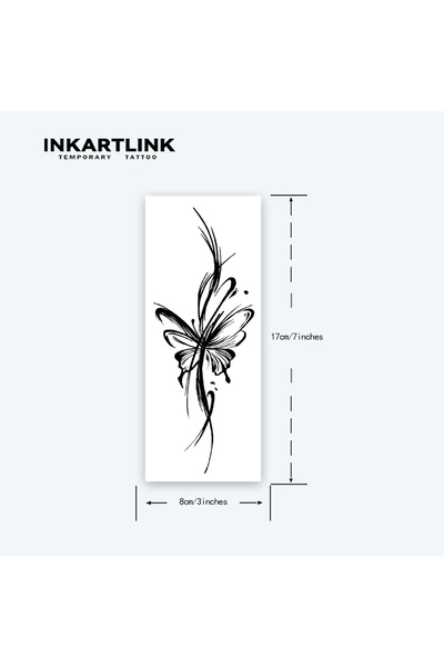 Choice IN-E181 Butterfly temporary tattoo stickers, magic tattoos, herbal jui...