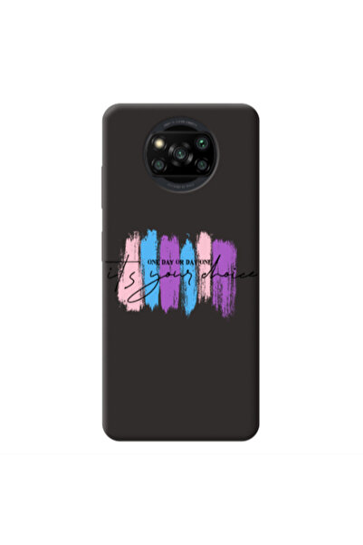 Other Xiaomi Poco X3 /X3 Pro One Day Or Day One Black Colored Silicone TPU Θήκη