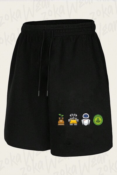 ZOKAWEAR شورت مطبوع بتصميم ملون للجنسين من Wall E Vol ı