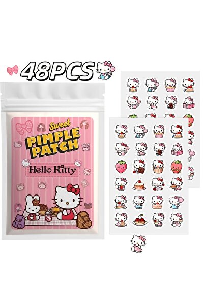 Choice 48PCS 48/96PCS Sanrio Hello Kitty Cartoon Pimples Defect Patch - Invis...