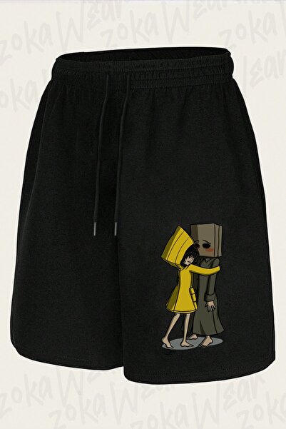 ZOKAWEAR شورت مطبوع بتصميم Hug Lile Nightmares للجنسين