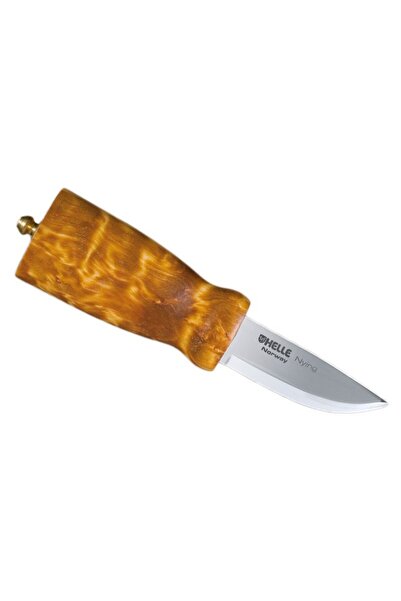 OEM Cutitul, Helle, Inox, 160 mm, Maro/ Argintiu