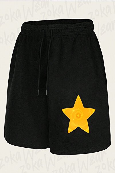 ZOKAWEAR Unisex Steven Universe Star Design Printed Shorts