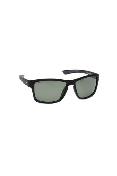 FASTRACK نظارات شمسية مستقطبة للرجال بعدسات سوداء عاكسة - P420GR4PV