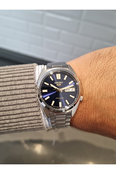 Seiko 5 Sport Automatic Navy Blue Dial (Japanese Production) Steel Bracelet w...
