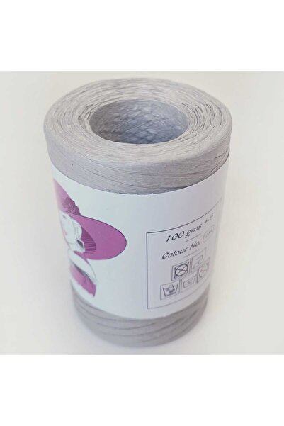Nas Natura Yumuşak Raffia Rafya 100 gr NSX100 D84-Açık Gri