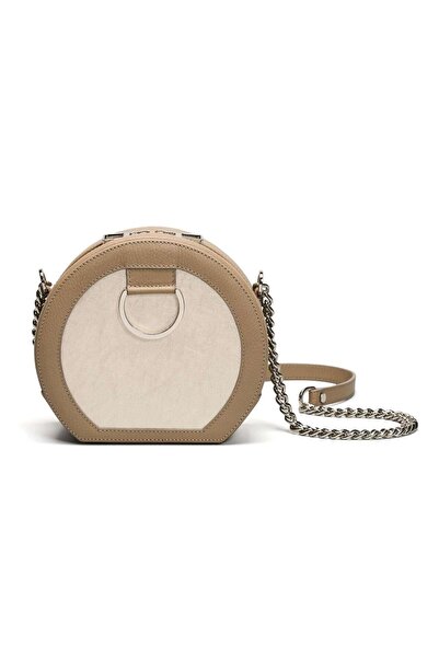 Urban Vanilla Geantă crossbody din piele MACCA Bej