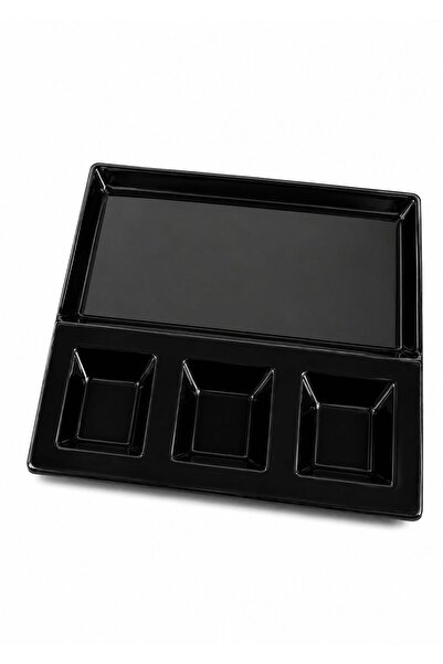 Rothoplast Farfurie compartimentata, din plastic, 19x25 cm, 3 compartimente s...