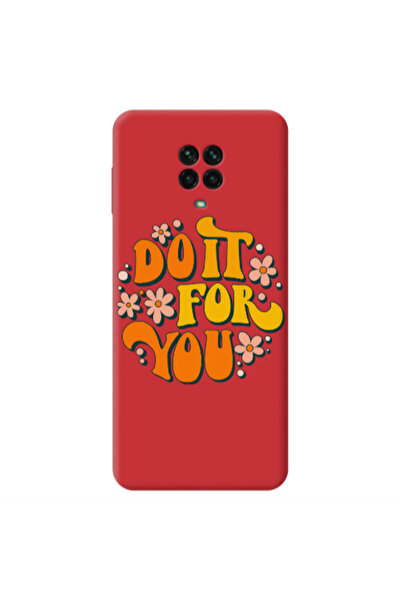 Other Xiaomi Redmi Note 9 Pro Do it For You Red Colored Silicone TPU Θήκη