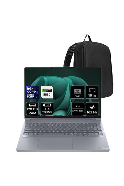 LENOVO ThinkBook 16P G6 IAX Core Ultra 7 255HX RTX 5060 8GB 115W 128GB RAM 4T...