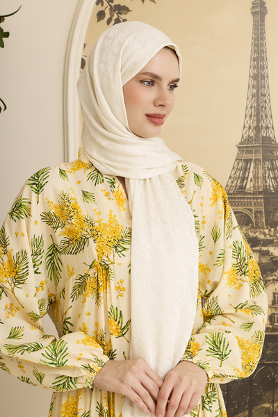 Rora Traditional Motif Wind Pattern Premium Women's Scarf / Shawl