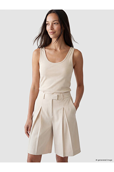 LC Waikiki Lcw Everyday Beige U-Neck Women's Undershirt