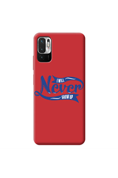 Other Xiaomi Redmi Note 10 Pro 5G I Will Never Grow Up Red Colored Silicone T...
