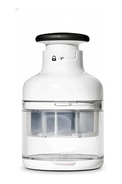Generic Manual Vegetable Chopper with Stainless Steel Blades, Hand Press Food...