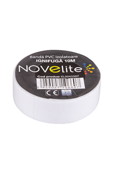 NOVELITE Banda Izolatoare IGN PVC 10m Alb, NOVELITE, BANDA IZOLATOARE 10M