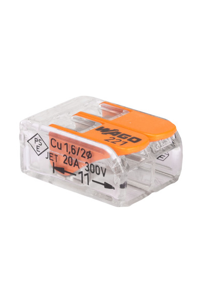 WAGO Clema Legatura Transparenta 2 Poli 0.2-4mm2, WAGO, CLEME LEGĂTURA (WAGO)