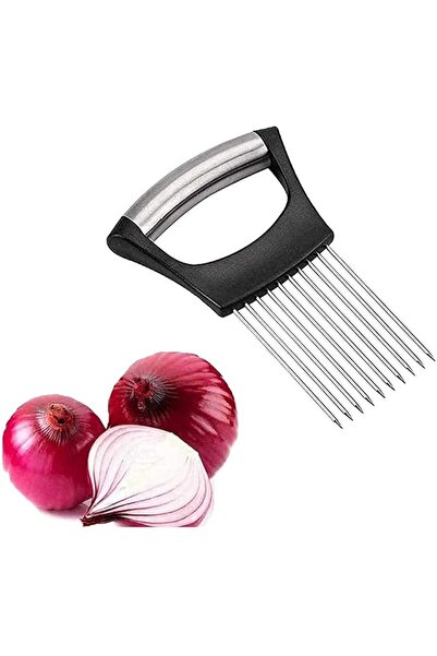 Generic Stainless Steel Onion Potato Slicer - 10-Claw Multi-Function Vegetabl...
