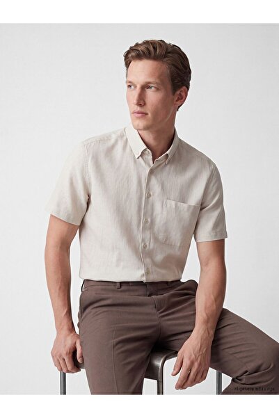 LC Waikiki Regular Fit Textured Men's Shirt