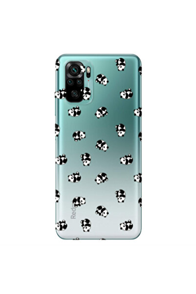 Other Xiaomi Redmi Note 10S Small Pandas Transparent Silicone TPU Θήκη