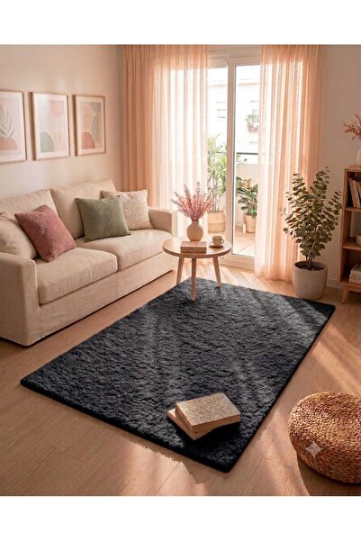 MIRAEDN HOME Yıkanabilir Yumuşak Peluş Post Shaggy Çocuk Odası Oturma Odası S...