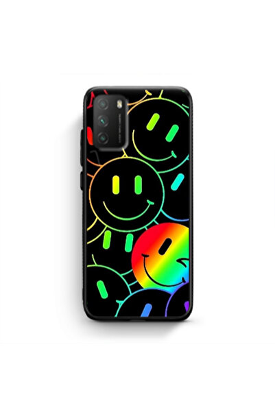 Other Xiaomi Poco M3 Rainbow Smile Black Glossy Θήκη