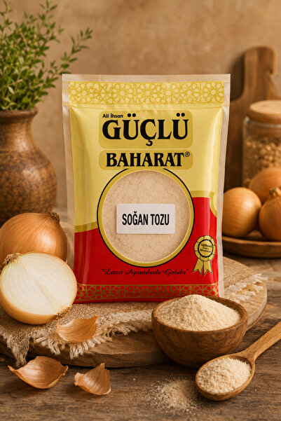 ALİ İHSAN GÜÇLÜ SOĞAN TOZU KURUTULMUŞ ÖĞÜTÜLMÜŞ 100 GR