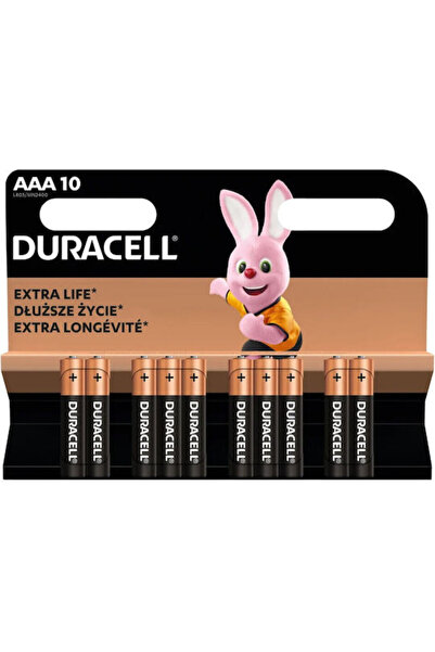 Duracell Αλκαλικές Μπαταρίες AAA 1.5V 10 τεμάχια