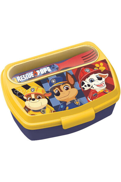 Stor Αστείο Πλαστικό Παιδικό Δοχείο Φαγητού Paw Patrol Κίτρινο