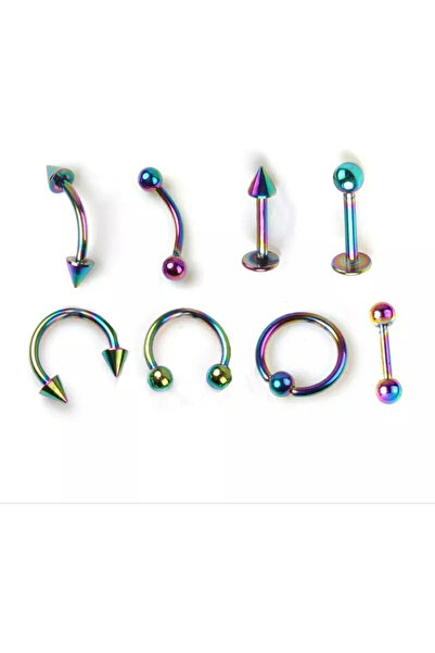 OEM Υποαλλεργικό Σετ Σκουλαρικιών Piercing από Χειρουργικό Ατσάλι