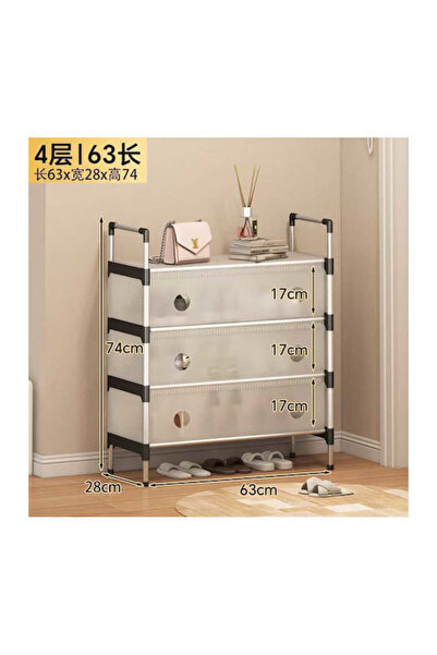 Tradesor Πλαστικός Οργανωτής Παπουτσιών 63x28x74εκ.