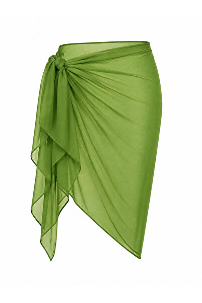 KRAFTELLA Chiffon Beach Pareo/Side-Tie Beach Shawl/70*180 Chiffon Pareo