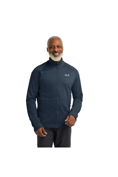 Jack Wolfskin Peak District Men's Navy Blue Zippered Jacket