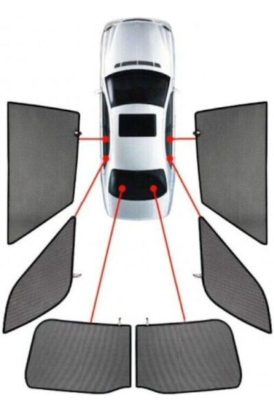 Other Σκιάδια Αυτοκινήτου Hyundai Kona 5D 2024+ 6 Τεμάχια PVC Κωδικός: HYU-KO...