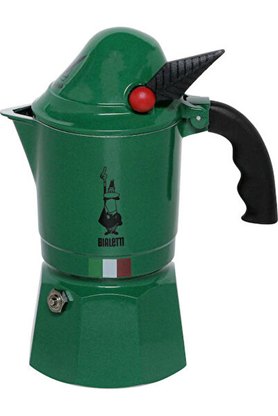 Bialetti Break Alpina Briki Espresso 3 Κούπες Πράσινο Κωδικός: 0002762/MR