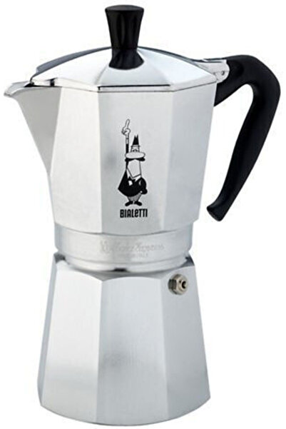 Bialetti Μόκα Εξπρές Μόκα Καφετιέρα Εσπρέσο για Εστία Μαύρο Κωδικός: 0001165