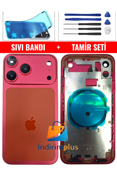 indirimplus iPhone 11 Kasa 17 Pro Max Görünümlü Kasa 17 Pro Görünümlü Kasa Kı...