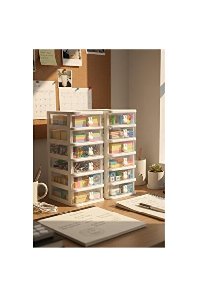 Empressco 4-Piece Bunny Drawer Makeup and Office Organizer Set