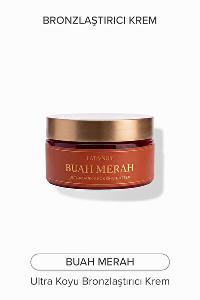 Zengin Yağlarla Zenginleştirilmiş Bronzlaştırıcı Vücut Butter Buah Merah 200 ml